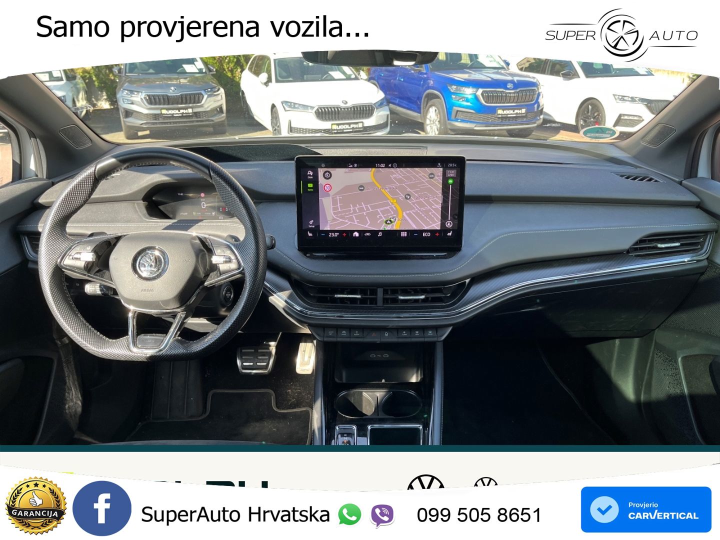 Škoda Enyaq iV 80 82 kWh (204 KS) SportLine LED+GR SJED+ACC