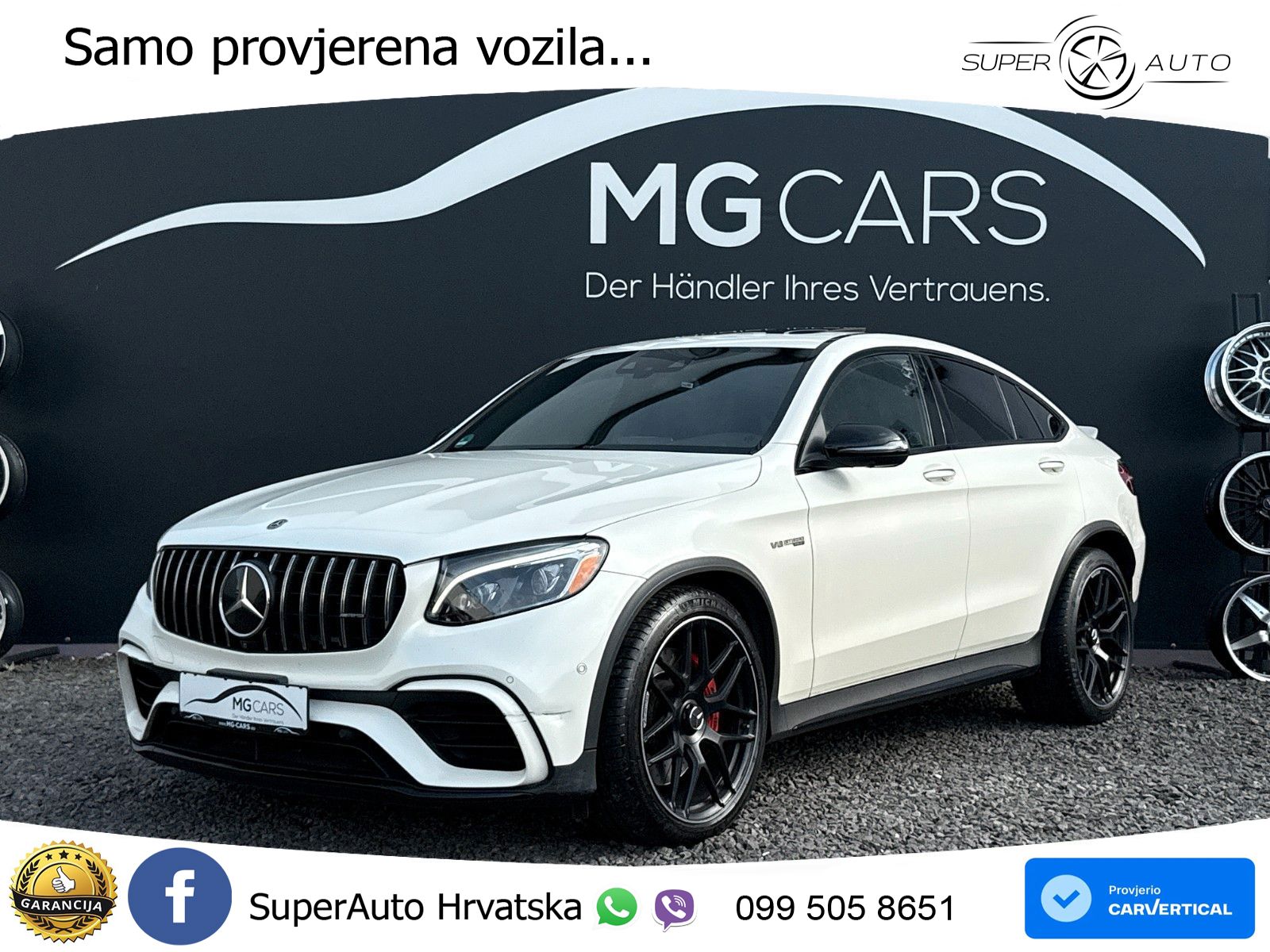 Mercedes GLC Coupe AMG 63 S (510 KS) 4MATIC+ MCT ACC+HEAD+4xGR SJED+360+PANO