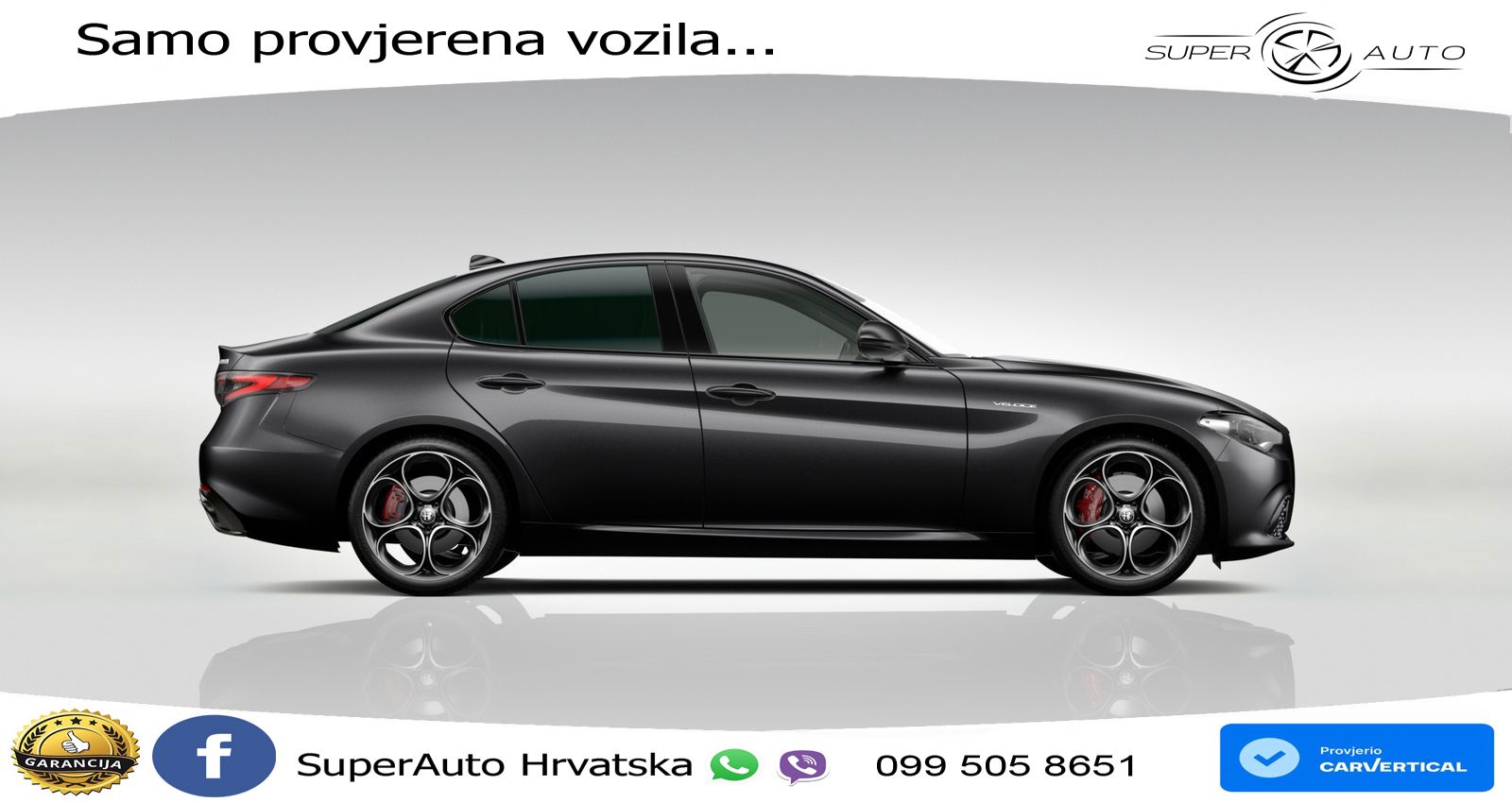 Alfa Romeo Giulia 2.0 Turbo (280 KS) Q4 Automatic LED+ACC