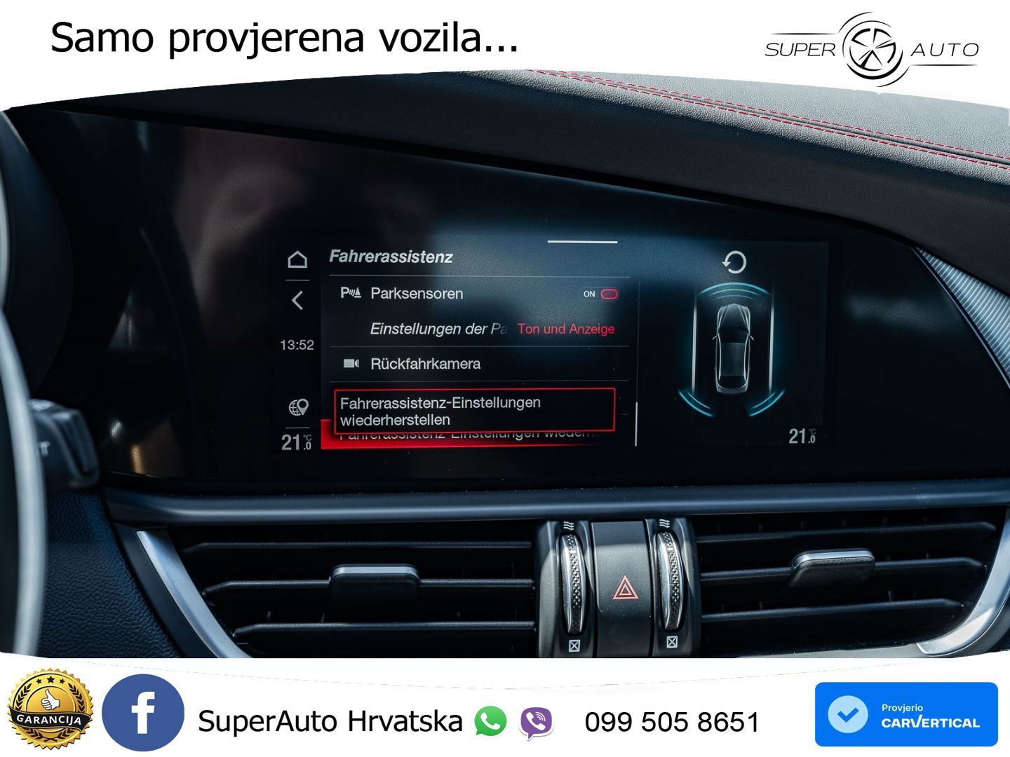 Alfa Romeo Giulia 2.0 Turbo (280 KS) Q4 Automatic LED+GR SJED+ACC