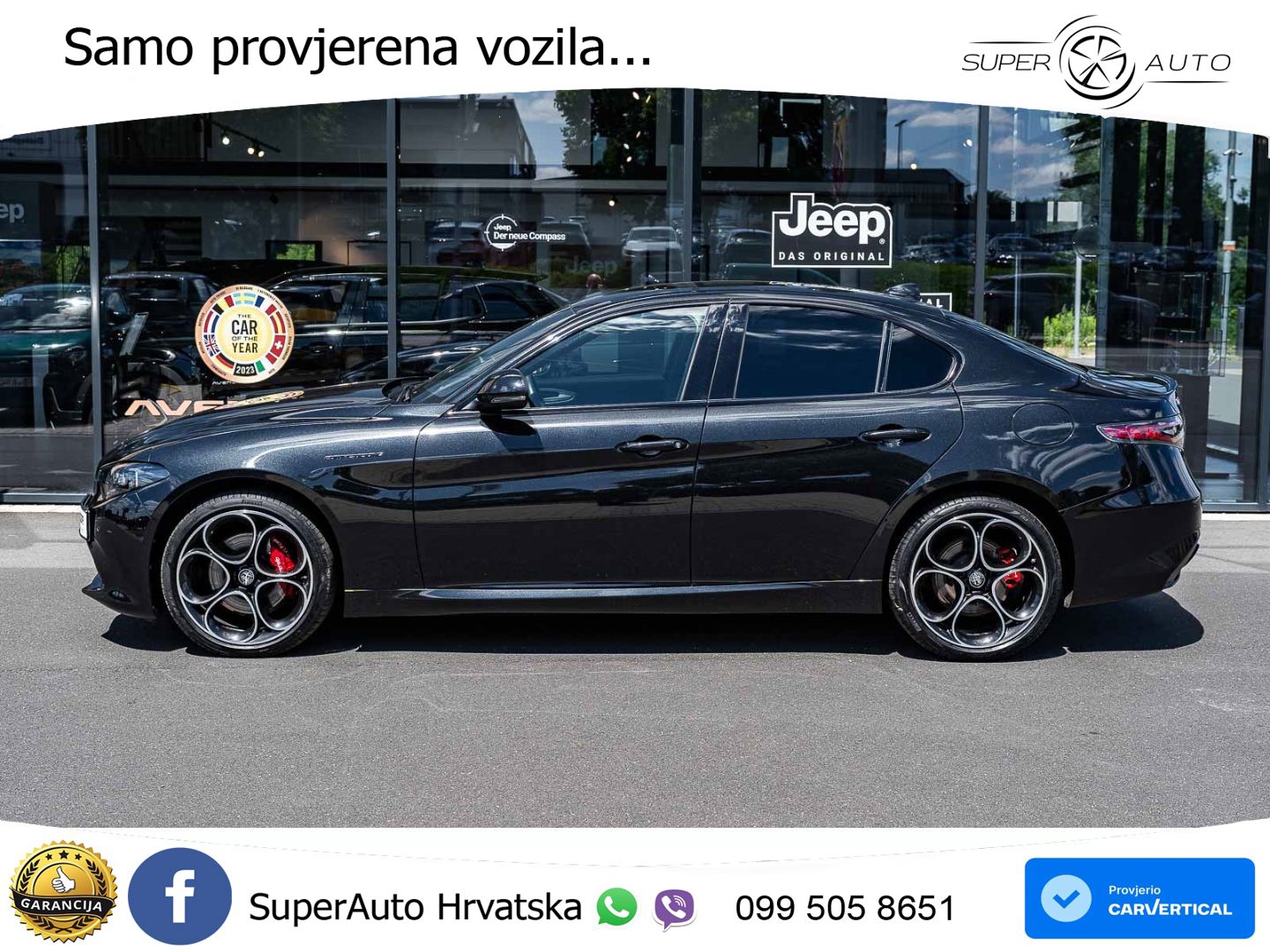 Alfa Romeo Giulia 2.0 Turbo (280 KS) Q4 Automatic LED+GR SJED+ACC