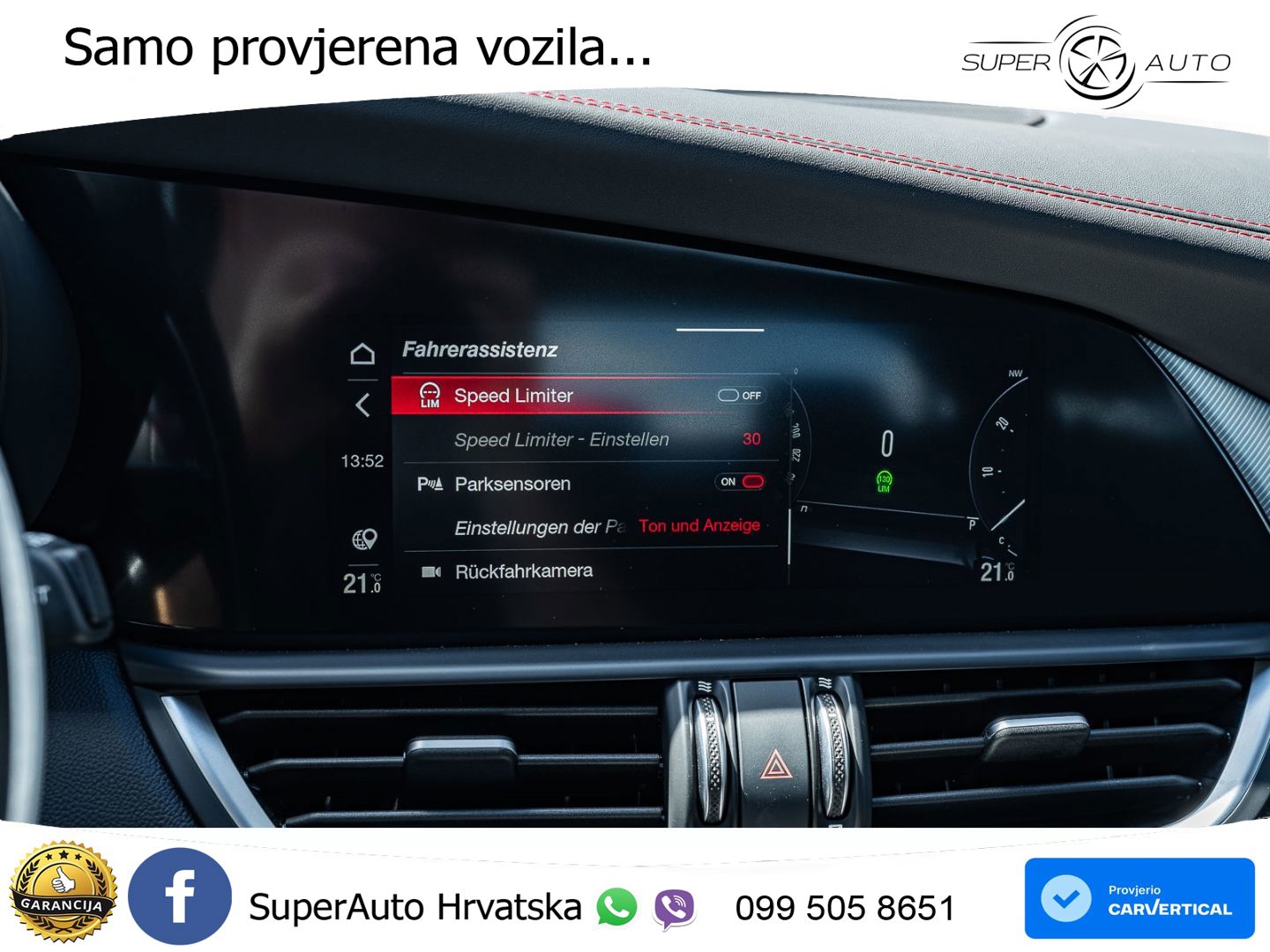Alfa Romeo Giulia 2.0 Turbo (280 KS) Q4 Automatic LED+GR SJED+ACC