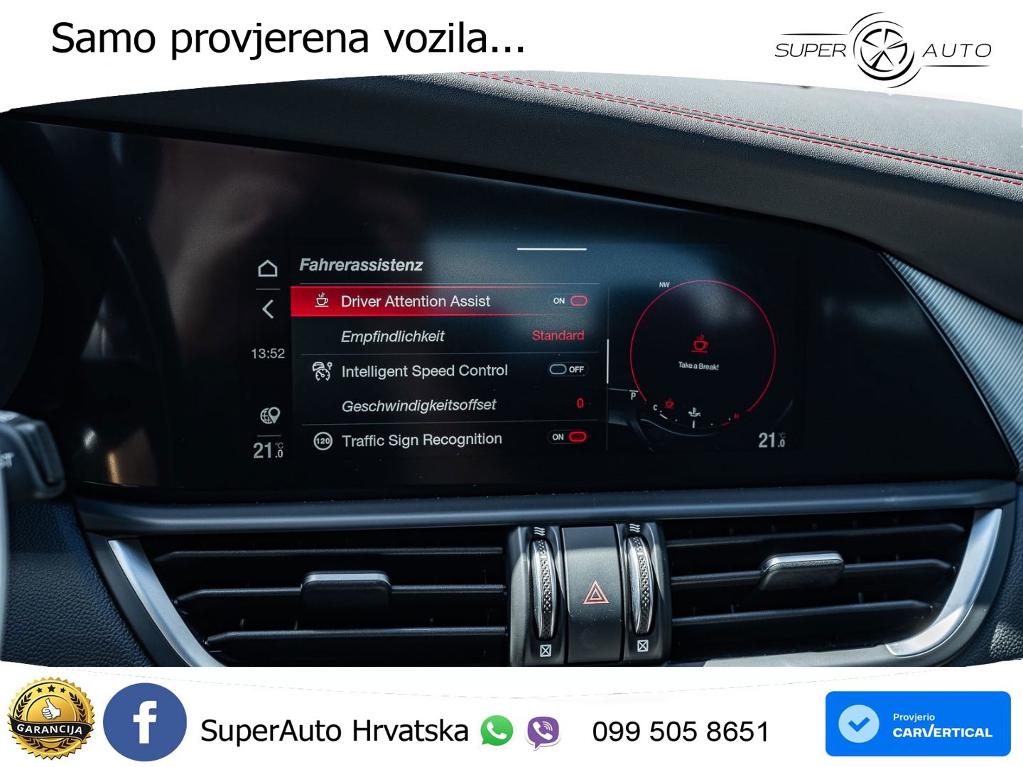 Alfa Romeo Giulia 2.0 Turbo (280 KS) Q4 Automatic LED+GR SJED+ACC