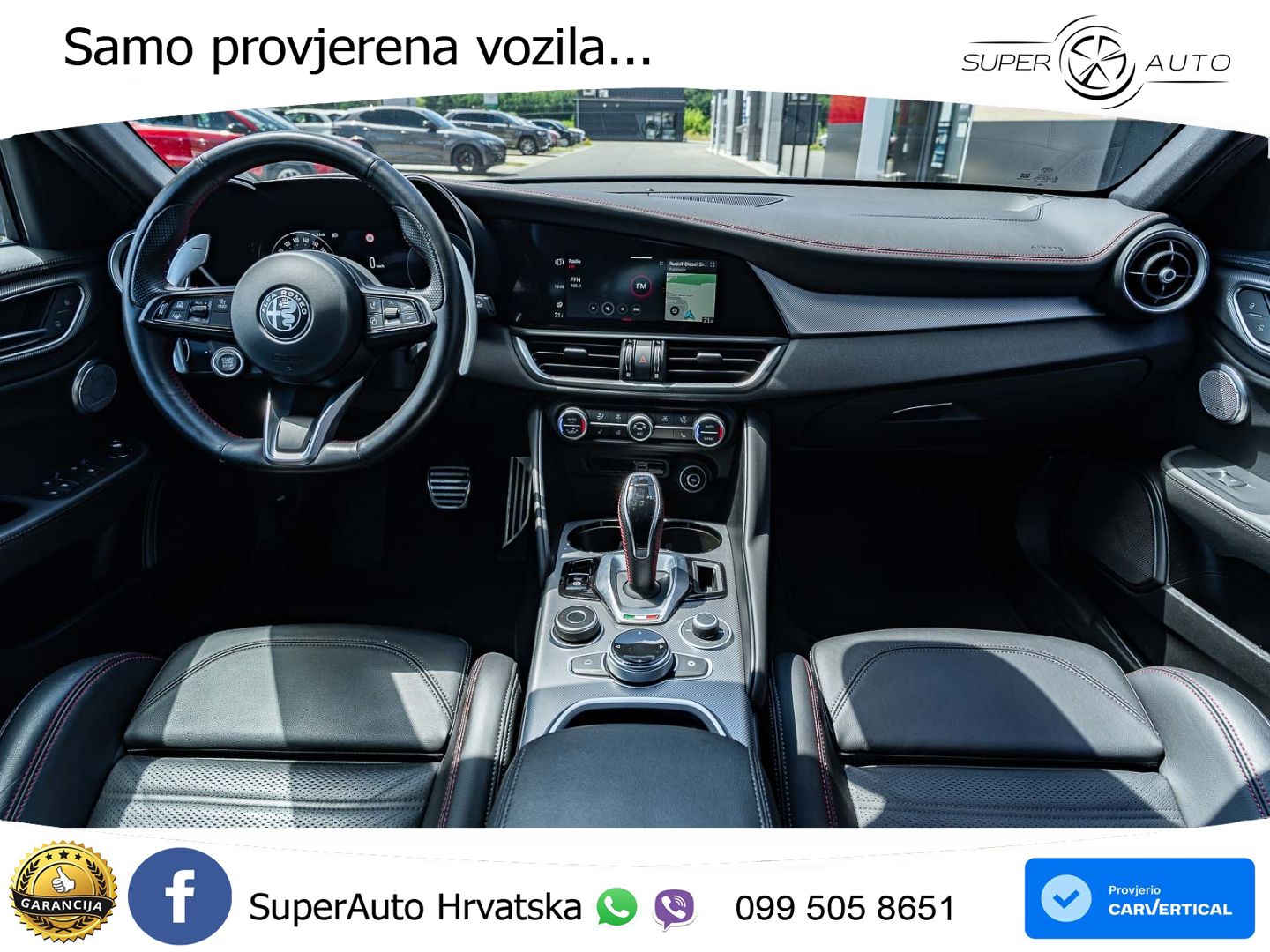 Alfa Romeo Giulia 2.0 Turbo (280 KS) Q4 Automatic LED+GR SJED+ACC