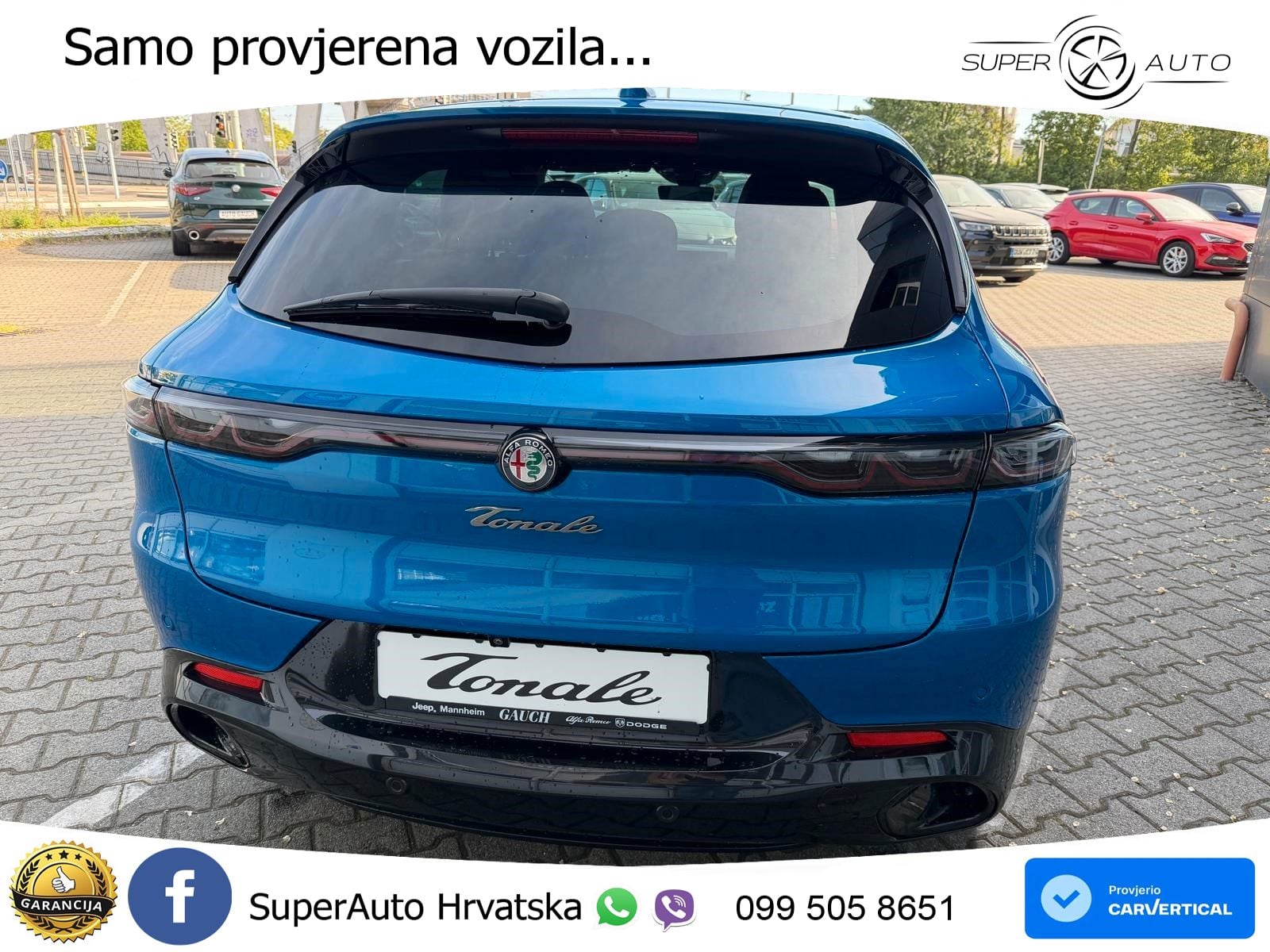 Alfa Romeo Tonale 1.5 VGT (160 KS) 48V-Hybrid TCT LED+GR SJED+ACC