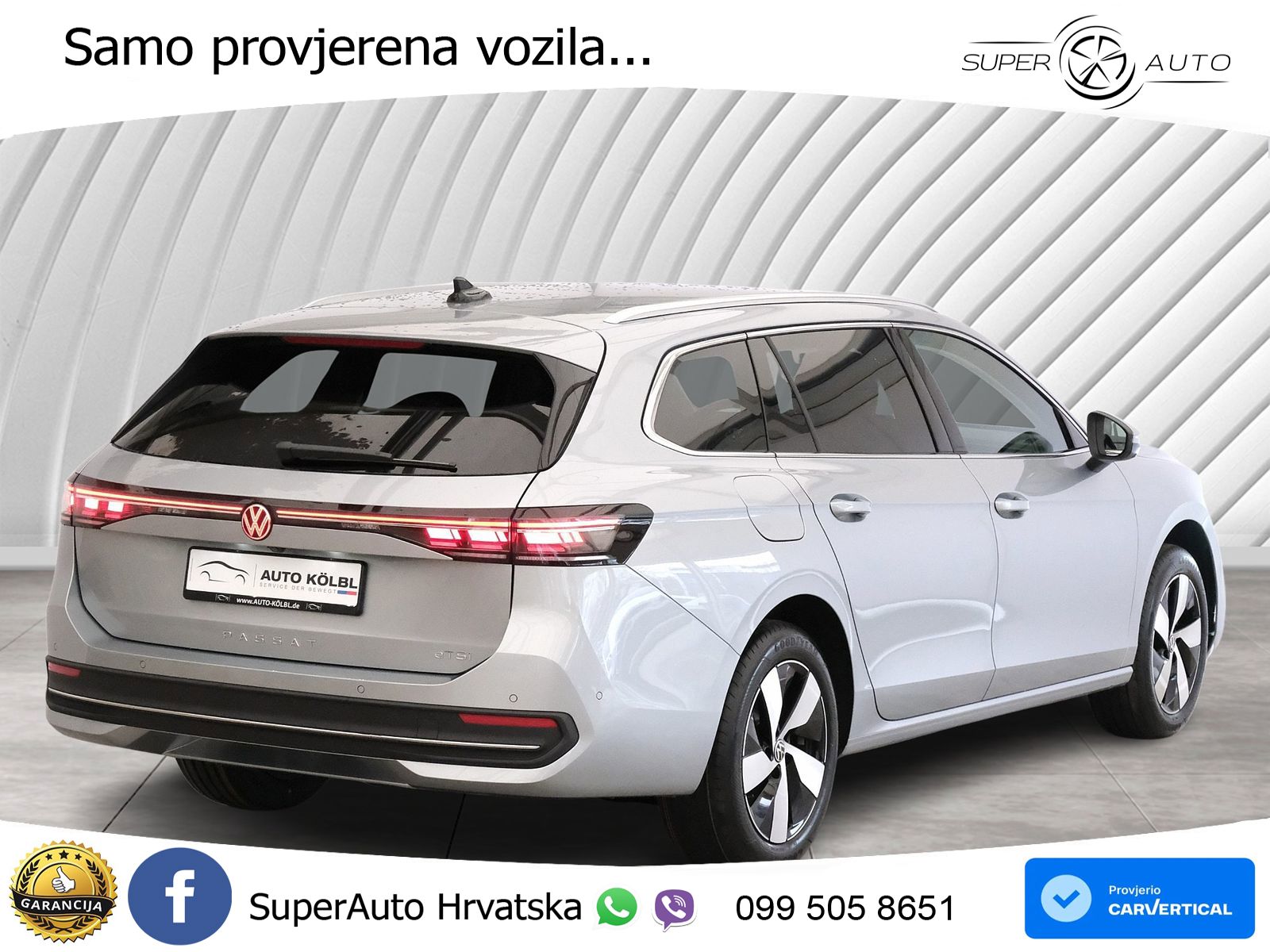 Volkswagen Passat Variant 1.5 eTSI (150 KS) DSG Business MATRIX+GR SJED+KAM