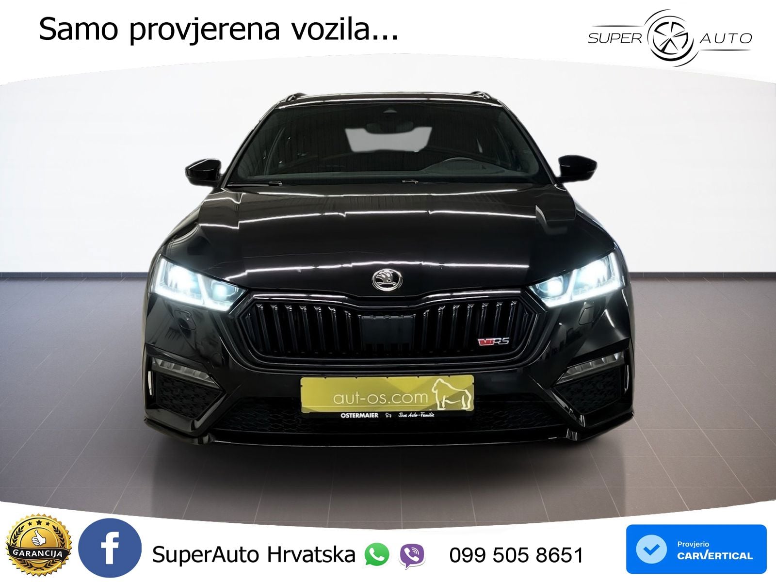 Škoda Octavia Combi RS 2.0 TDI (200 KS) DSG LED+GR SJED+ACC