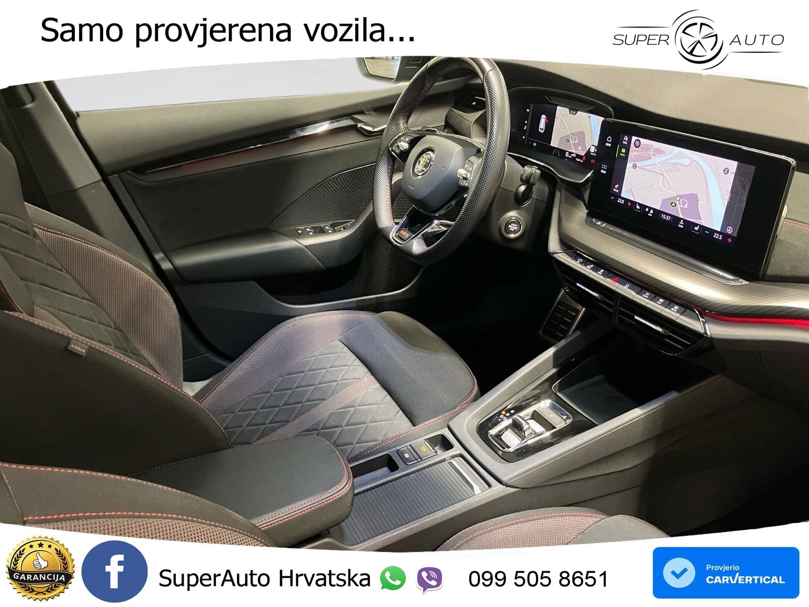Škoda Octavia Combi RS 2.0 TDI (200 KS) DSG LED+GR SJED+ACC