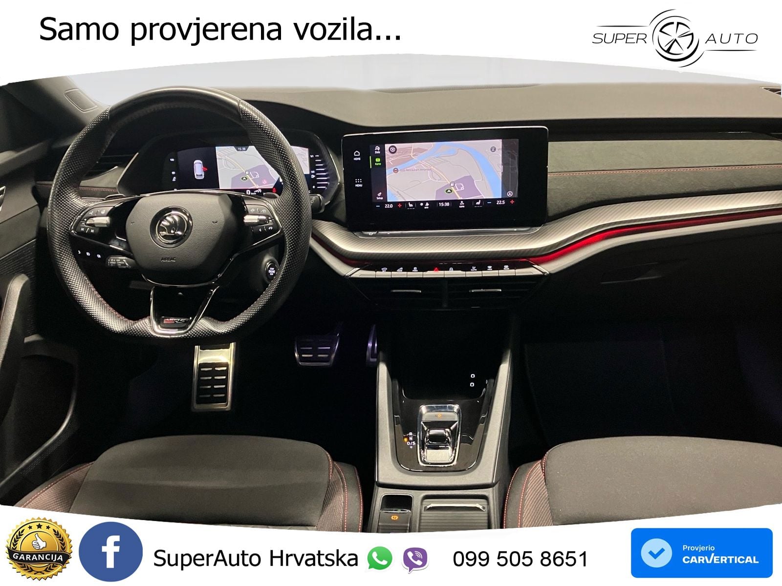 Škoda Octavia Combi RS 2.0 TDI (200 KS) DSG LED+GR SJED+ACC
