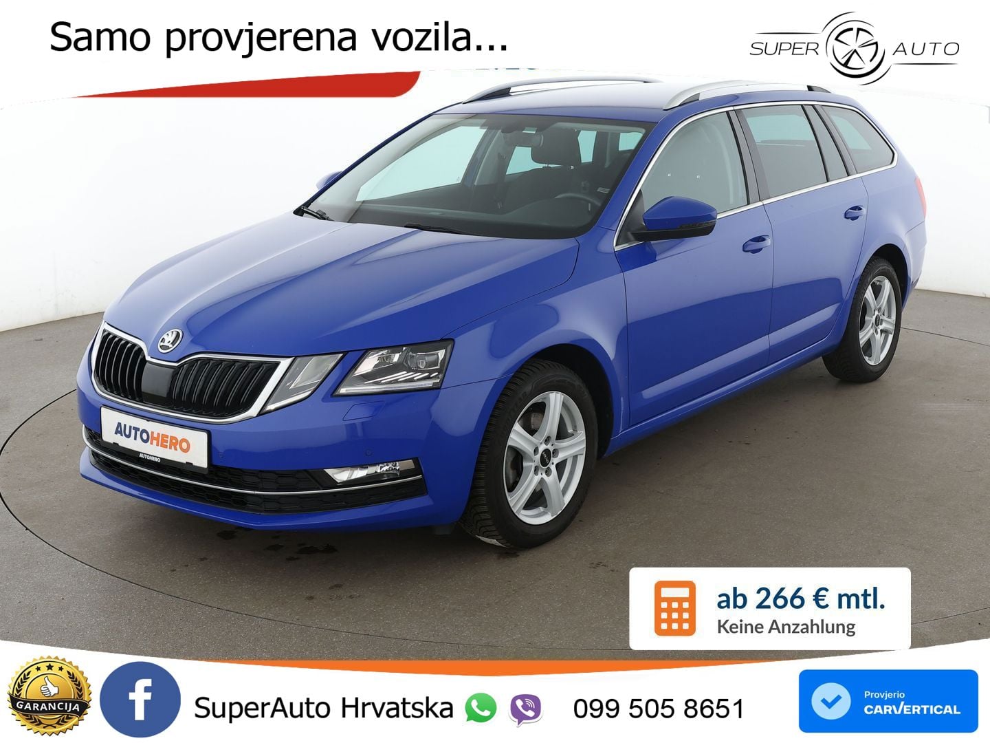 Škoda Octavia Combi 2.0 TDI (150 KS) DSG LED+GR SJED+ACC