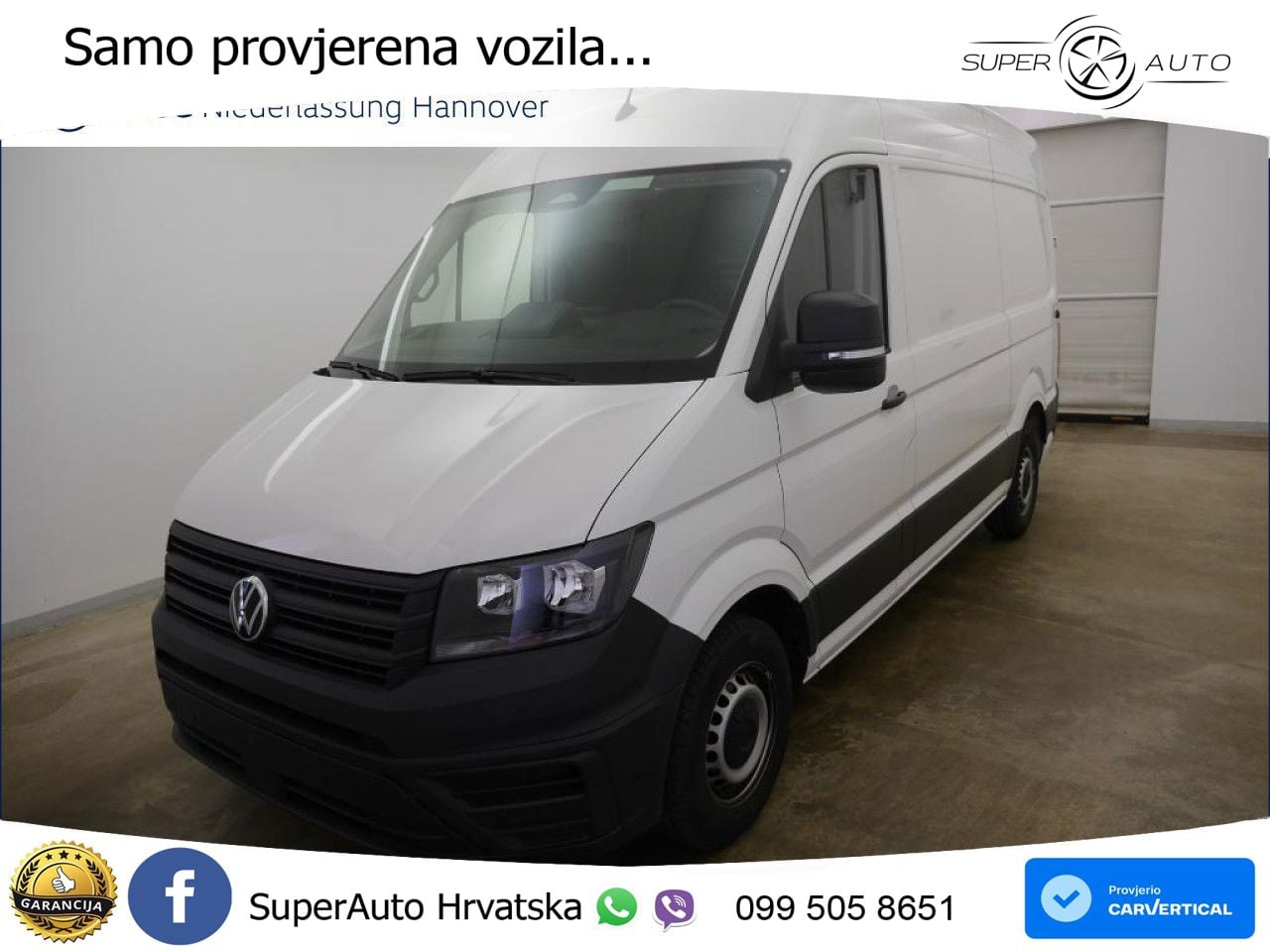 Volkswagen Crafter Kasten mittlerer Radstand AHK Kamera 140 KS