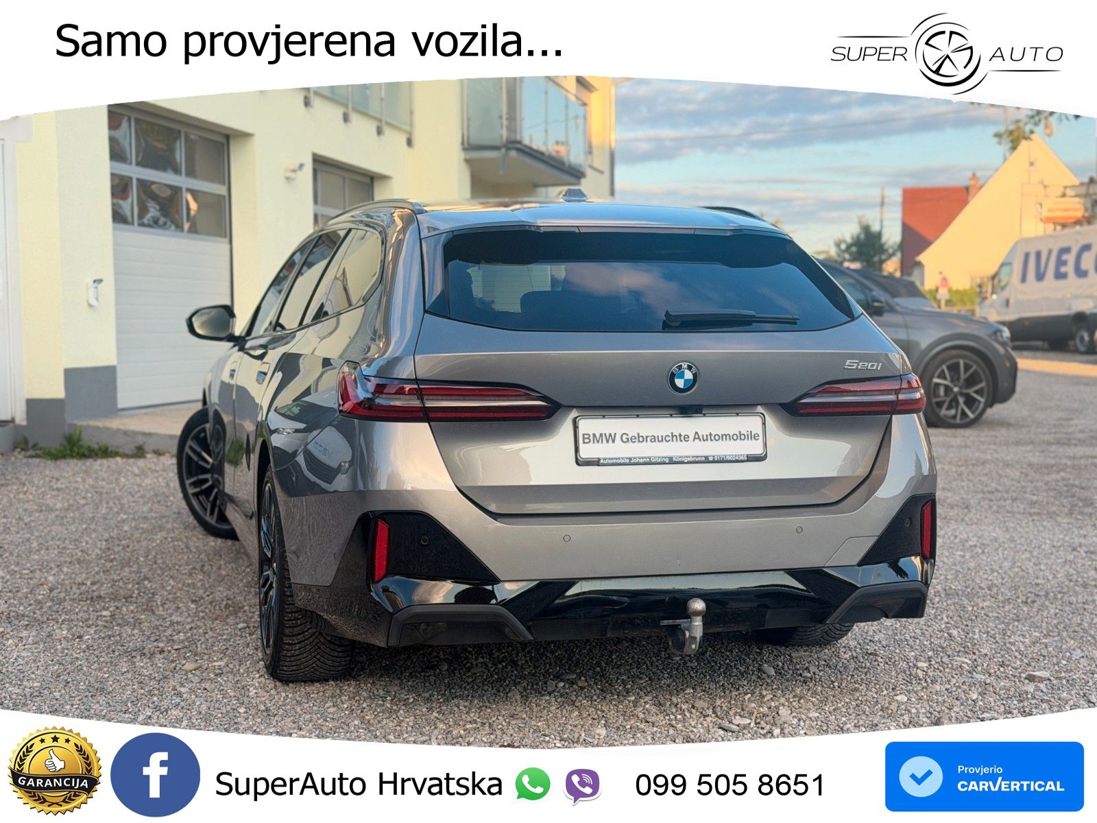 BMW 520i Touring (208 KS) Steptronic M Sport LED+GR SJED+ACC