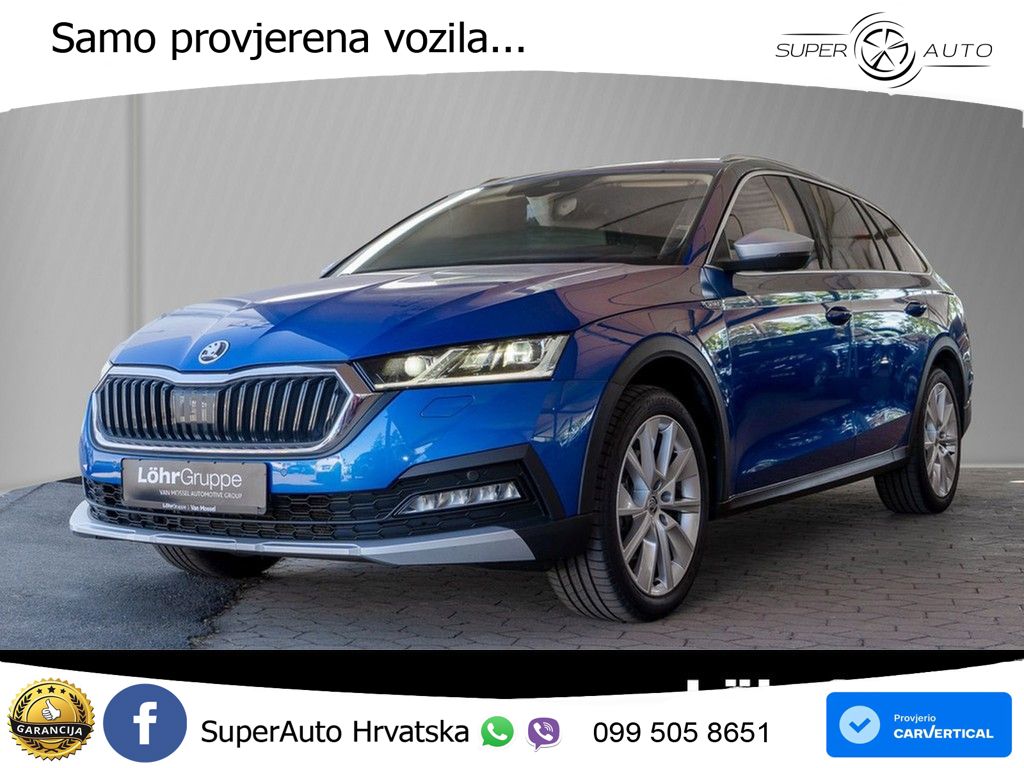 Škoda Octavia Combi RS 2.0 TDI (200 KS) 4x4 DSG LED+GR SJED+ACC