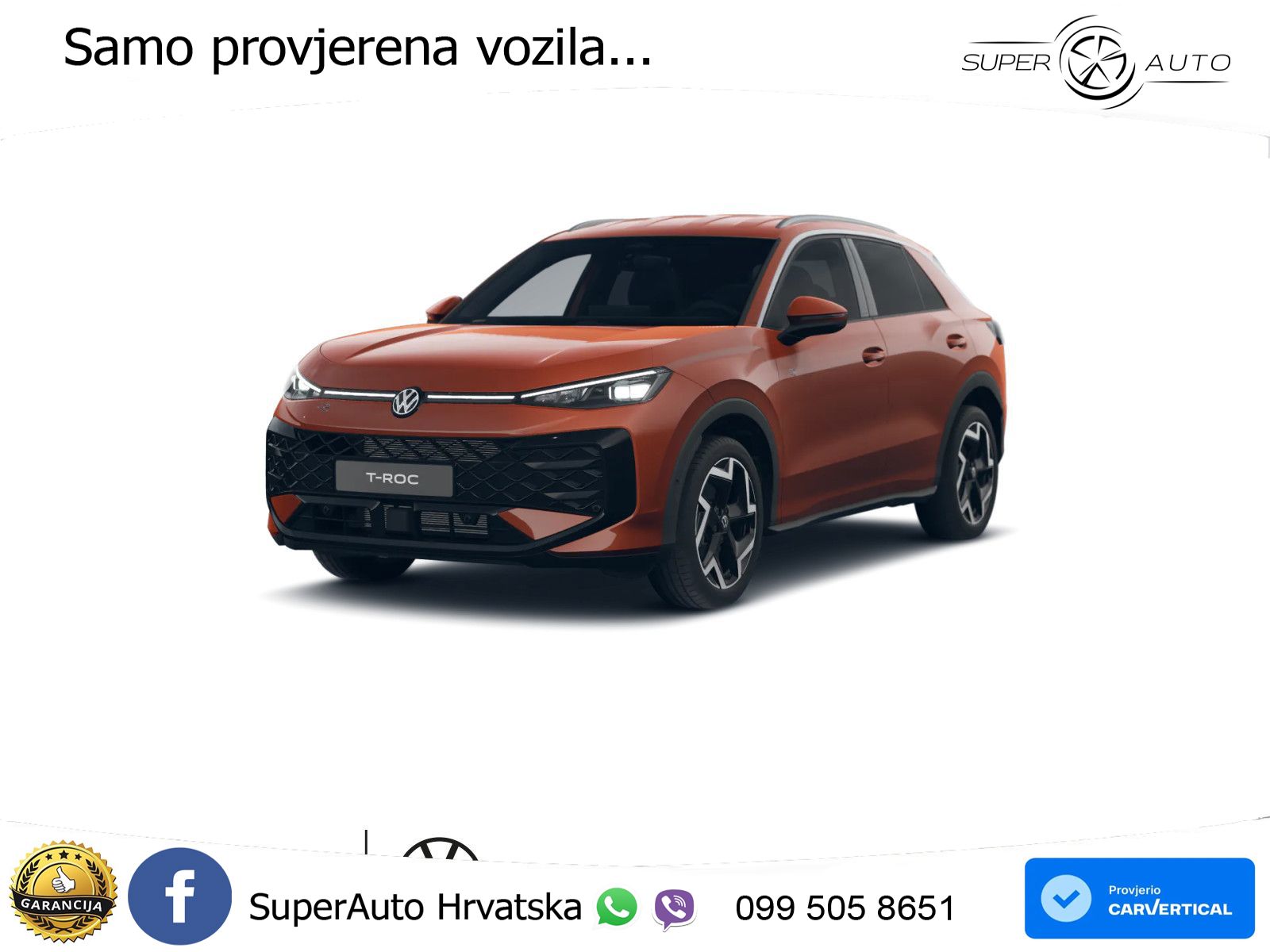 Volkswagen T-Roc 1.5 eTSI (150 KS)  DSG R-Line LED+GR SJED+ACC