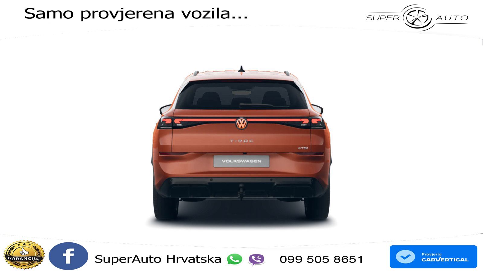 Volkswagen T-Roc 1.5 eTSI (150 KS)  DSG R-Line LED+GR SJED+ACC