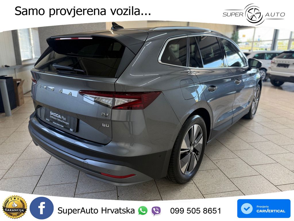 Škoda Enyaq iV 80 82 kWh (204 KS) Suite LED+GR SJED+ACC