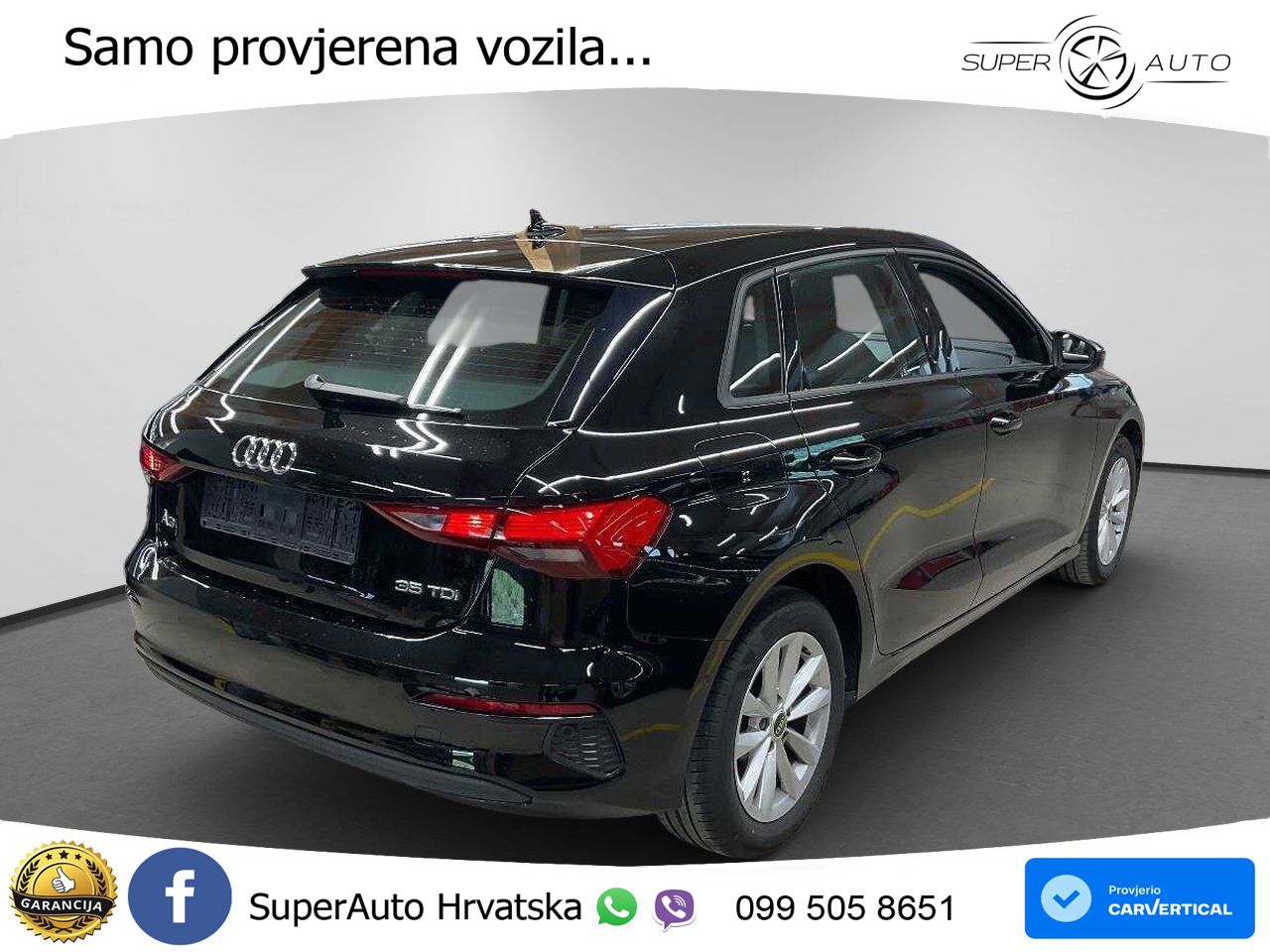 Audi A3 35 TDI (150 KS) S tronic LED+GR SJED+ACC