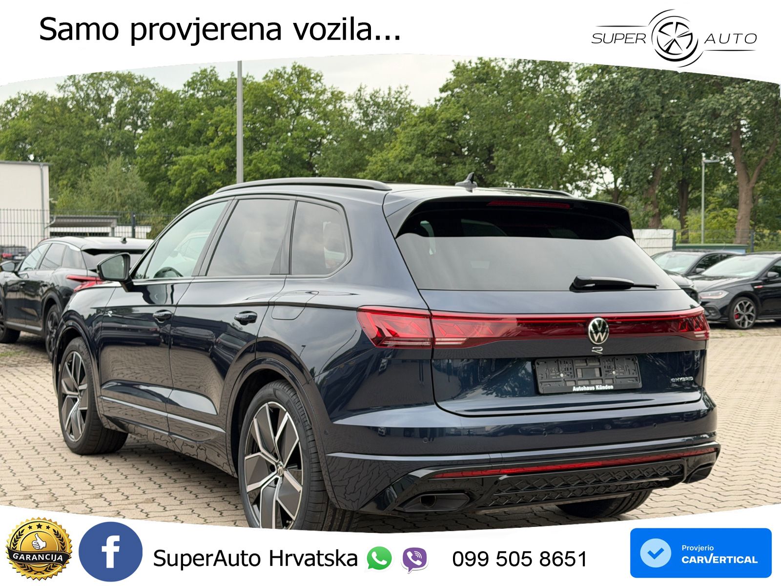 Volkswagen Touareg R 3.0 V6 TFSI (462 KS) 4MOTION Tiptronic LED+GR SJED+ACC