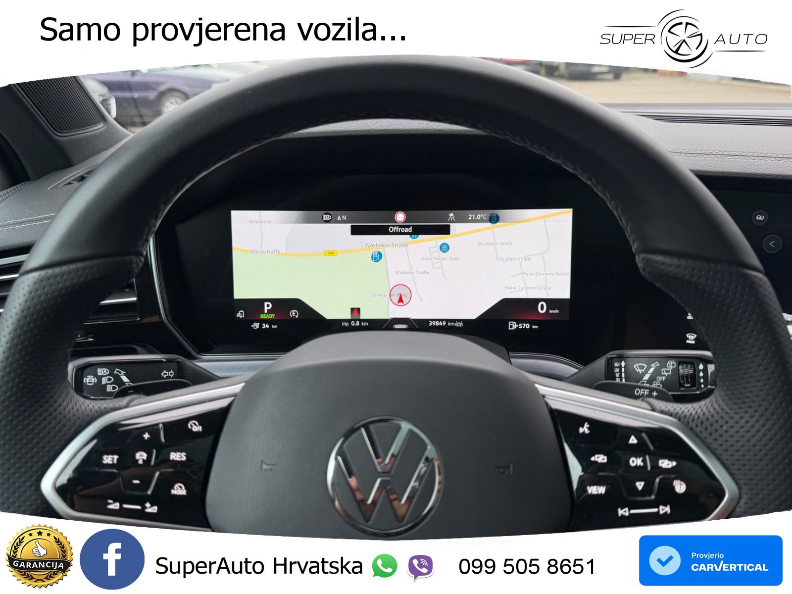 Volkswagen Touareg R 3.0 V6 TFSI (462 KS) 4MOTION Tiptronic LED+GR SJED+ACC