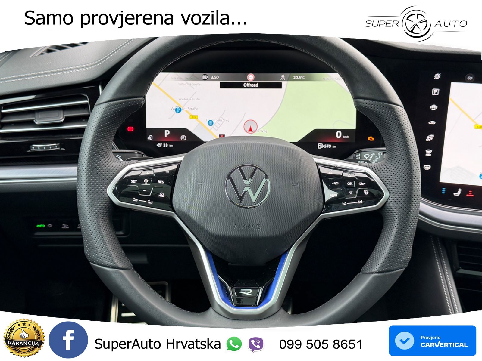 Volkswagen Touareg R 3.0 V6 TFSI (462 KS) 4MOTION Tiptronic LED+GR SJED+ACC