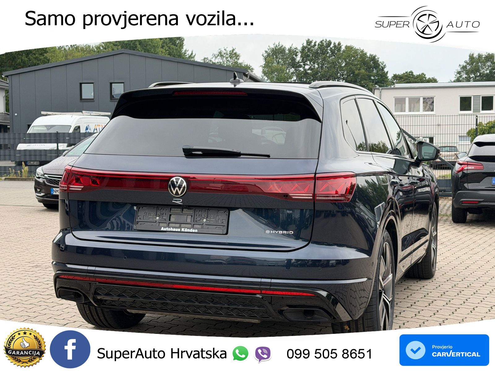 Volkswagen Touareg R 3.0 V6 TFSI (462 KS) 4MOTION Tiptronic LED+GR SJED+ACC