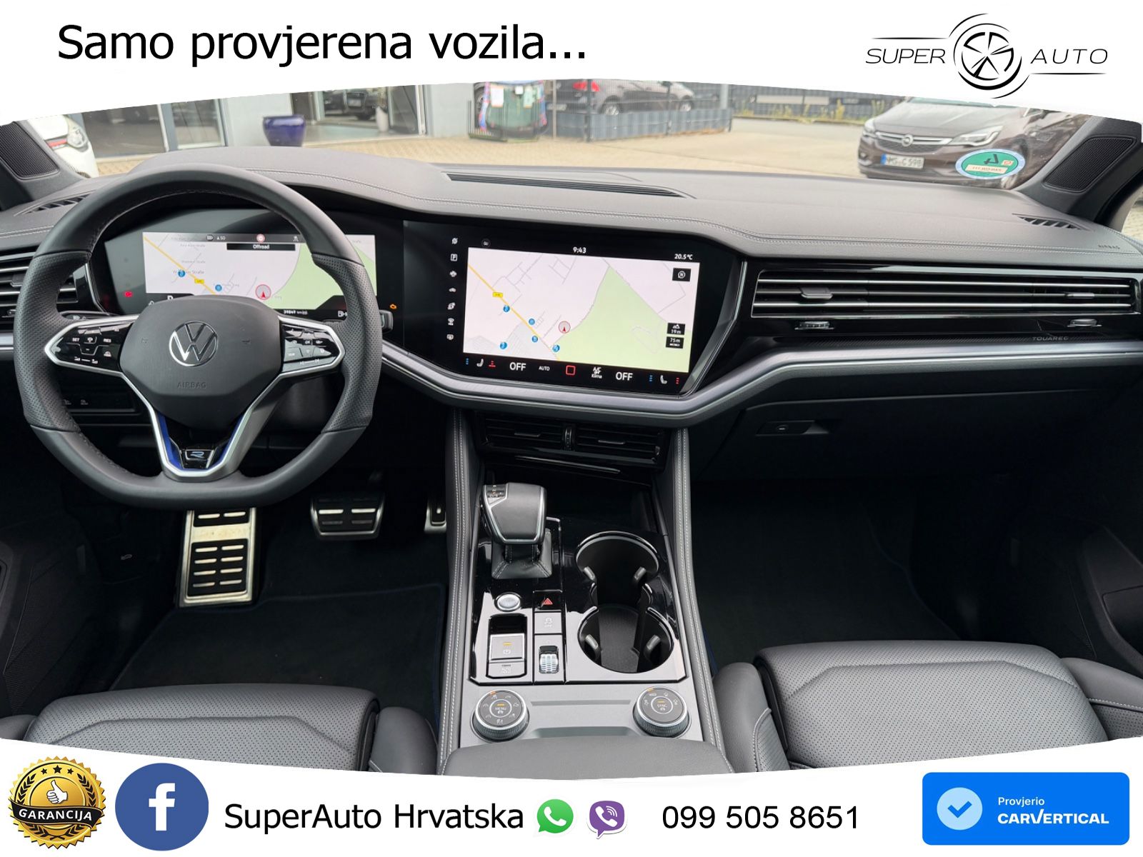 Volkswagen Touareg R 3.0 V6 TFSI (462 KS) 4MOTION Tiptronic LED+GR SJED+ACC