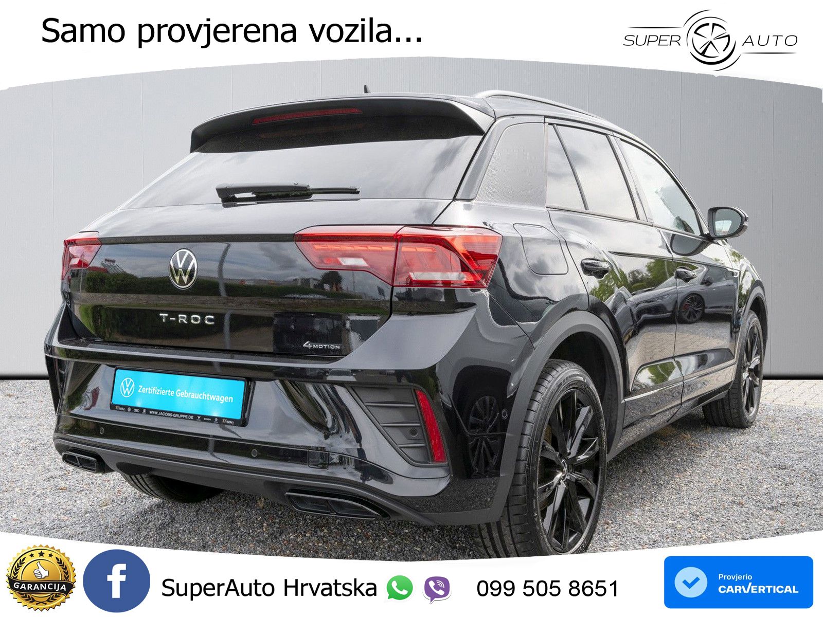 Volkswagen T-Roc I 2.0 TSI (190 KS) 4M DSG LED+GR SJED+ACC