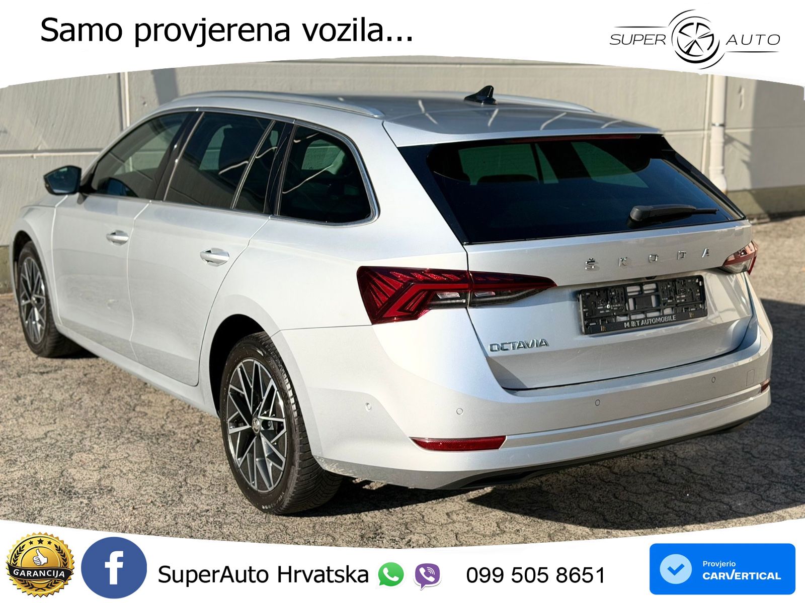 Škoda Octavia Combi 2.0 TDI (150 KS) DSG LED+GR SJED+ACC