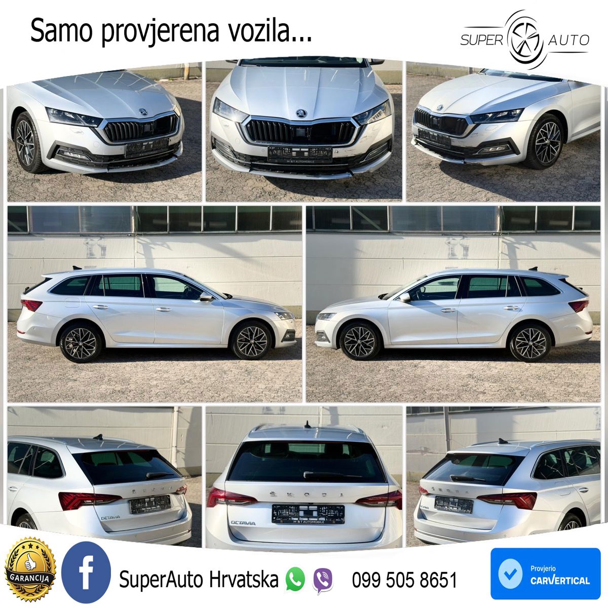 Škoda Octavia Combi 2.0 TDI (150 KS) DSG LED+GR SJED+ACC