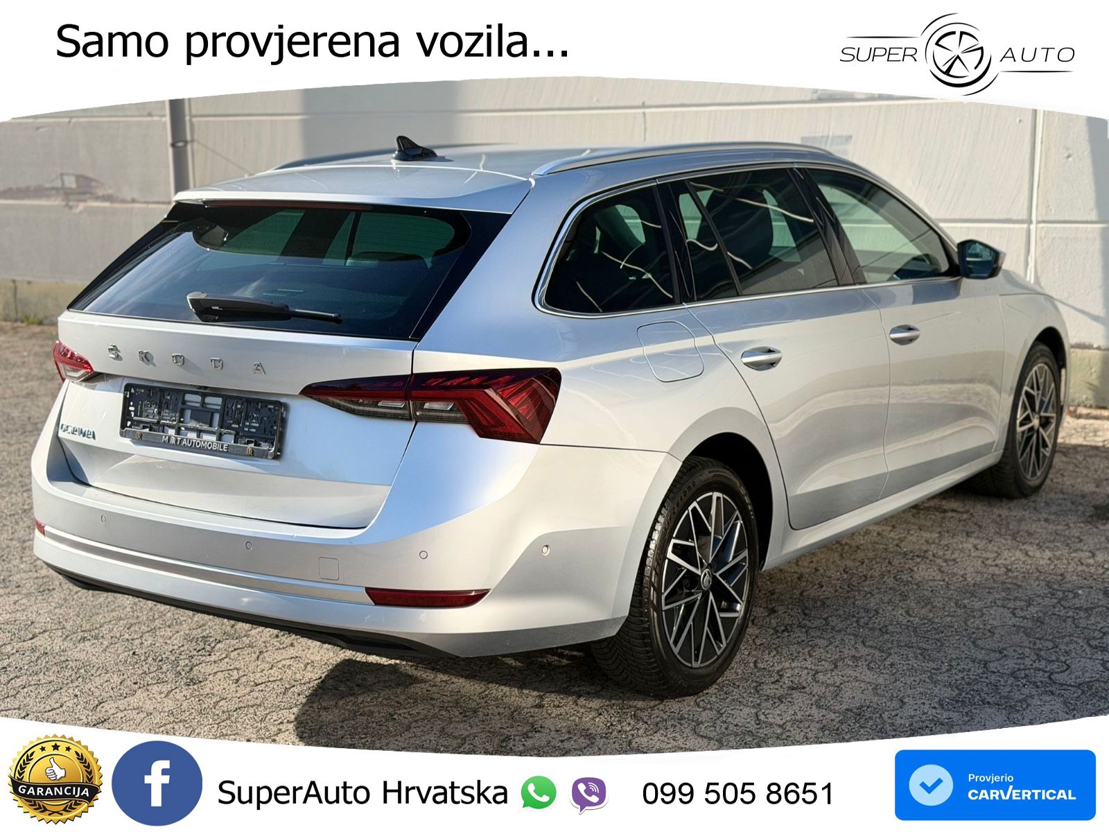 Škoda Octavia Combi 2.0 TDI (150 KS) DSG LED+GR SJED+ACC