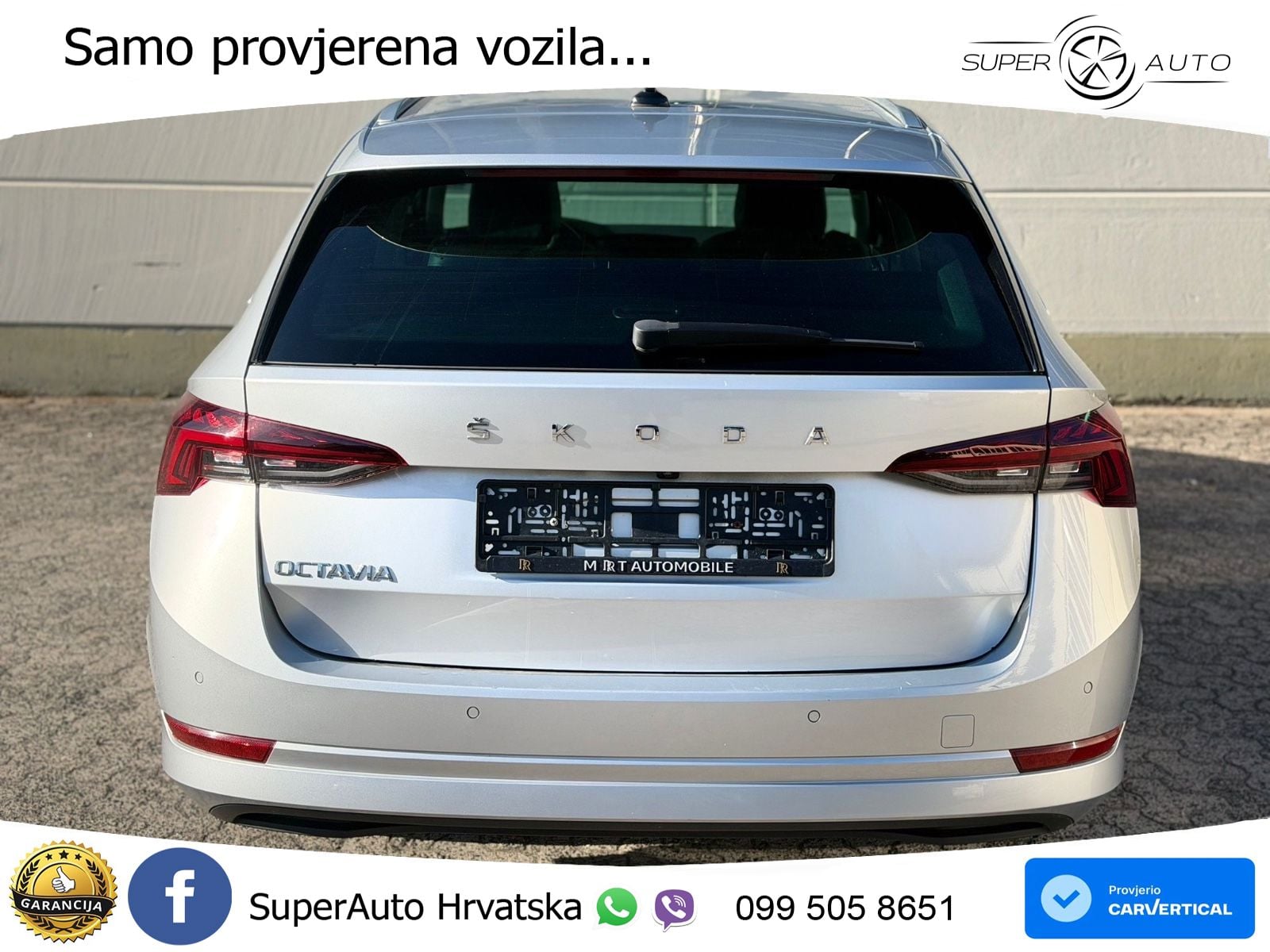Škoda Octavia Combi 2.0 TDI (150 KS) DSG LED+GR SJED+ACC