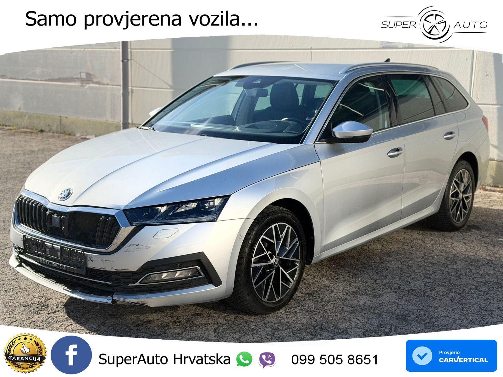 Škoda Octavia Combi 2.0 TDI (150 KS) DSG LED+GR SJED+ACC