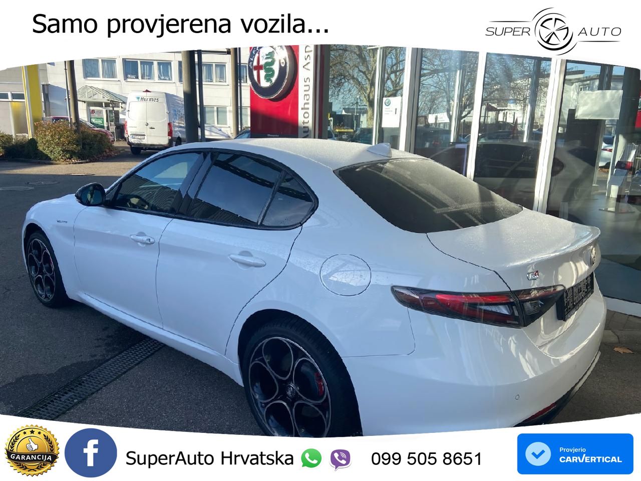 Alfa Romeo Giulia 2.0 Turbo (280 KS) Q4 Automatic LED+GR SJED+ACC