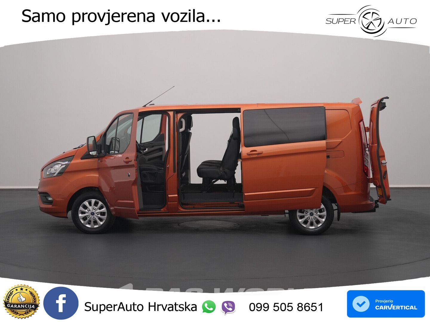 Ford Transit Custom 170pk Automaat L2H1 Dubbele Cabin 170 KS