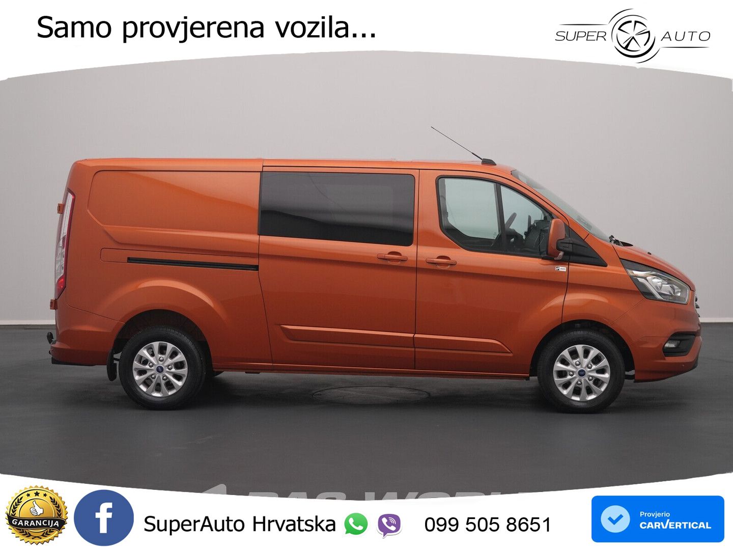 Ford Transit Custom 170pk Automaat L2H1 Dubbele Cabin 170 KS