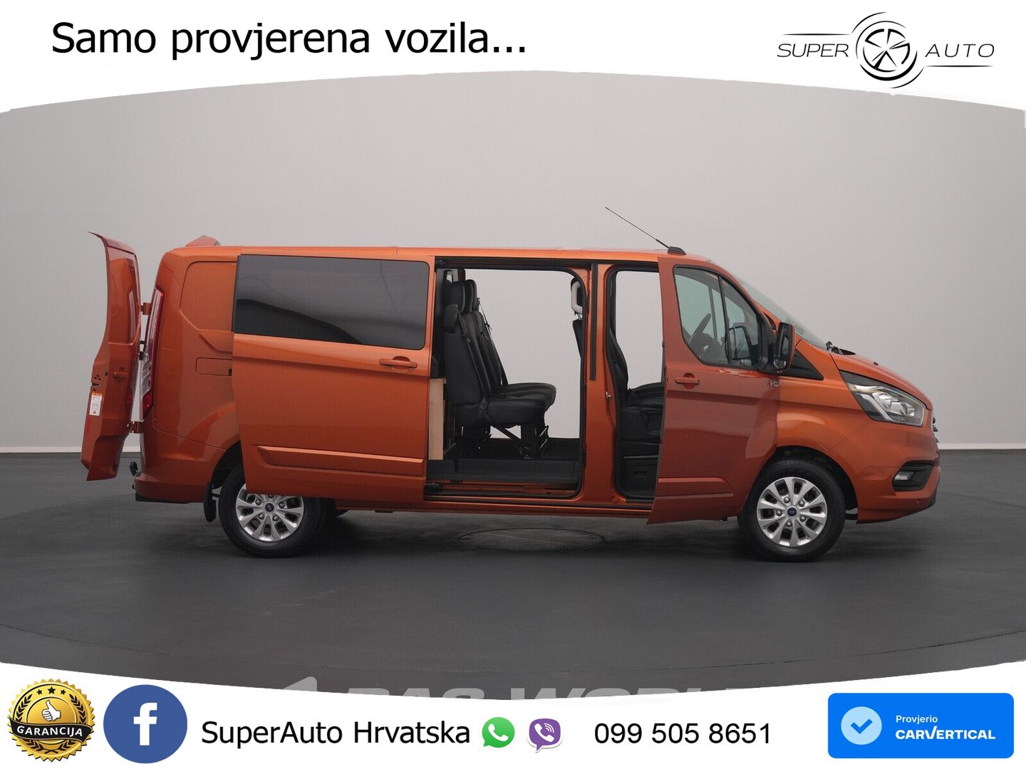 Ford Transit Custom 170pk Automaat L2H1 Dubbele Cabin 170 KS