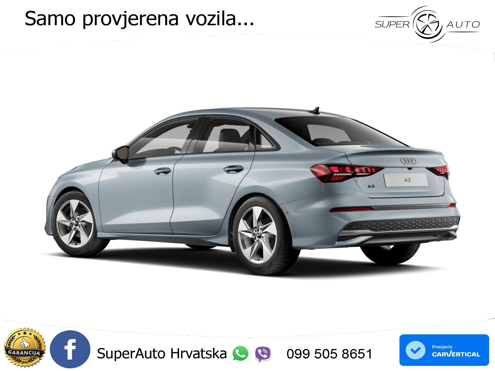 Audi A3 Limuzina 35 TFSI (150 KS) S tronic advanced LED+GR SJED+ACC