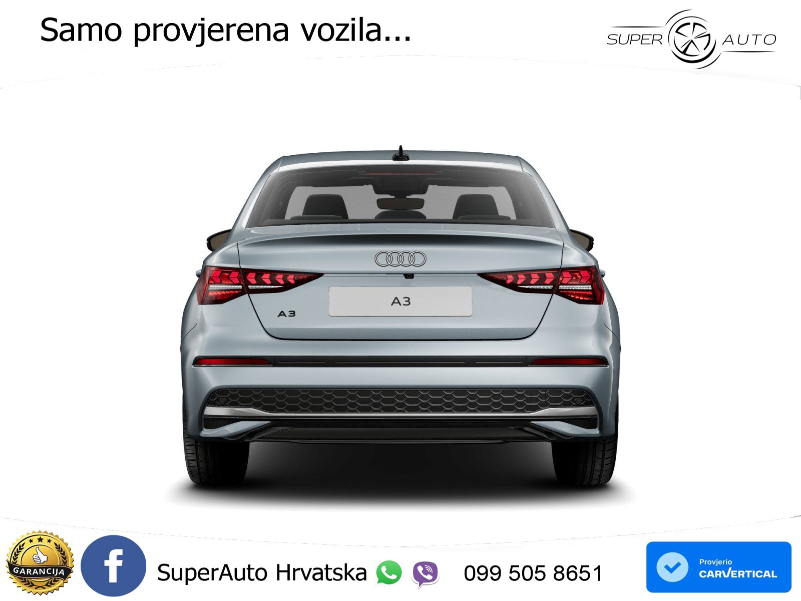 Audi A3 Limuzina 35 TFSI (150 KS) S tronic advanced LED+GR SJED+ACC