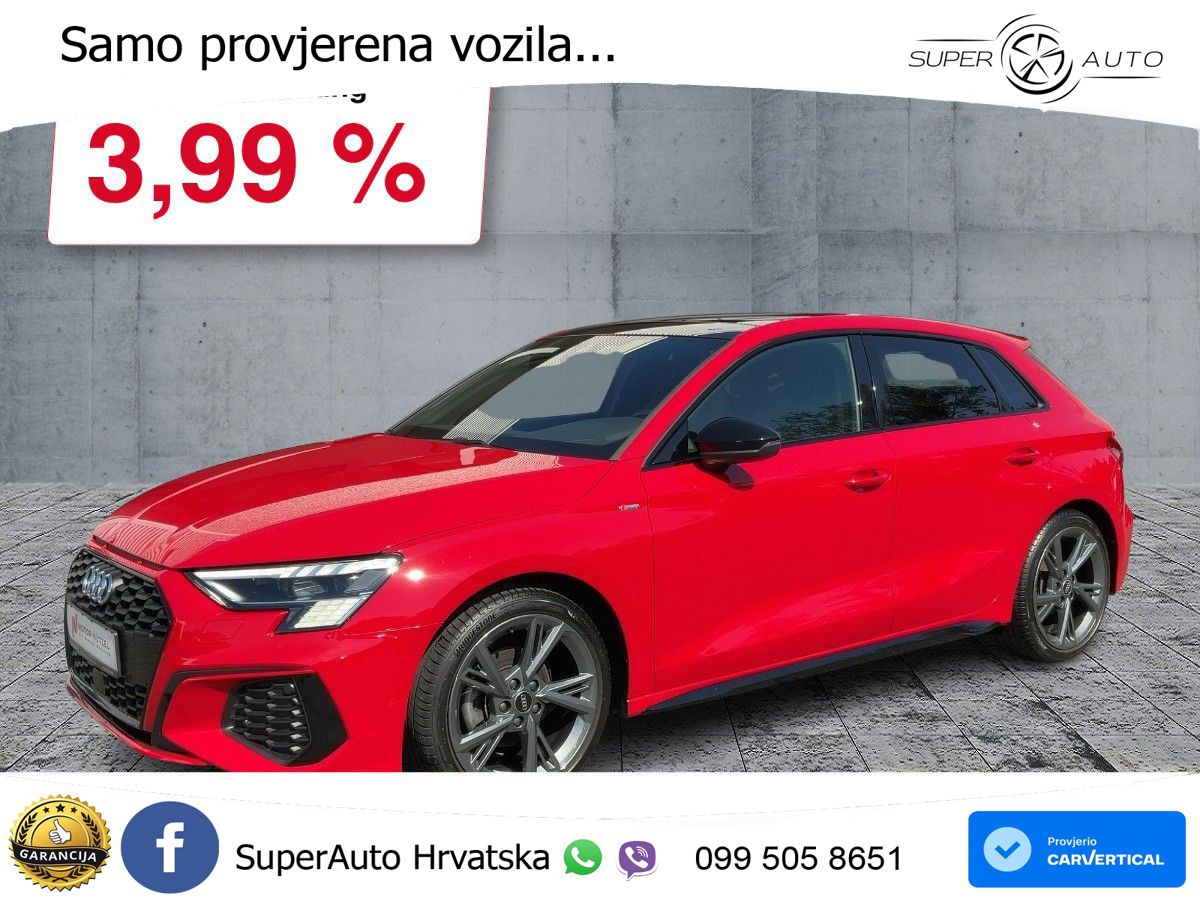 Audi A3 35 TFSI (150 KS) S line LED+GR SJED+ACC