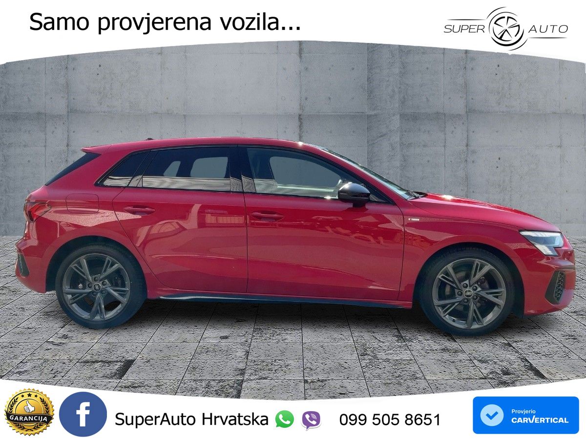 Audi A3 35 TFSI (150 KS) S line LED+GR SJED+ACC