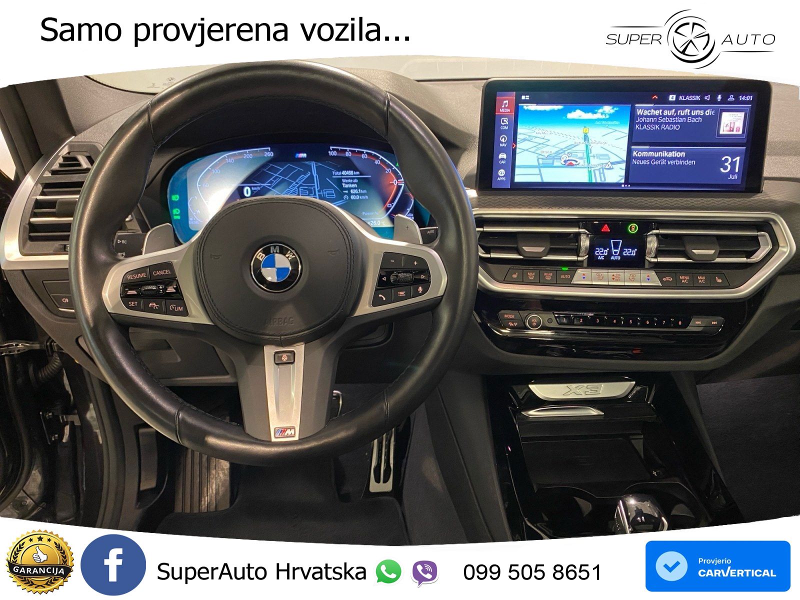 BMW X3 30d xDrive Steptronic M Sport LED+GR SJED+ACC