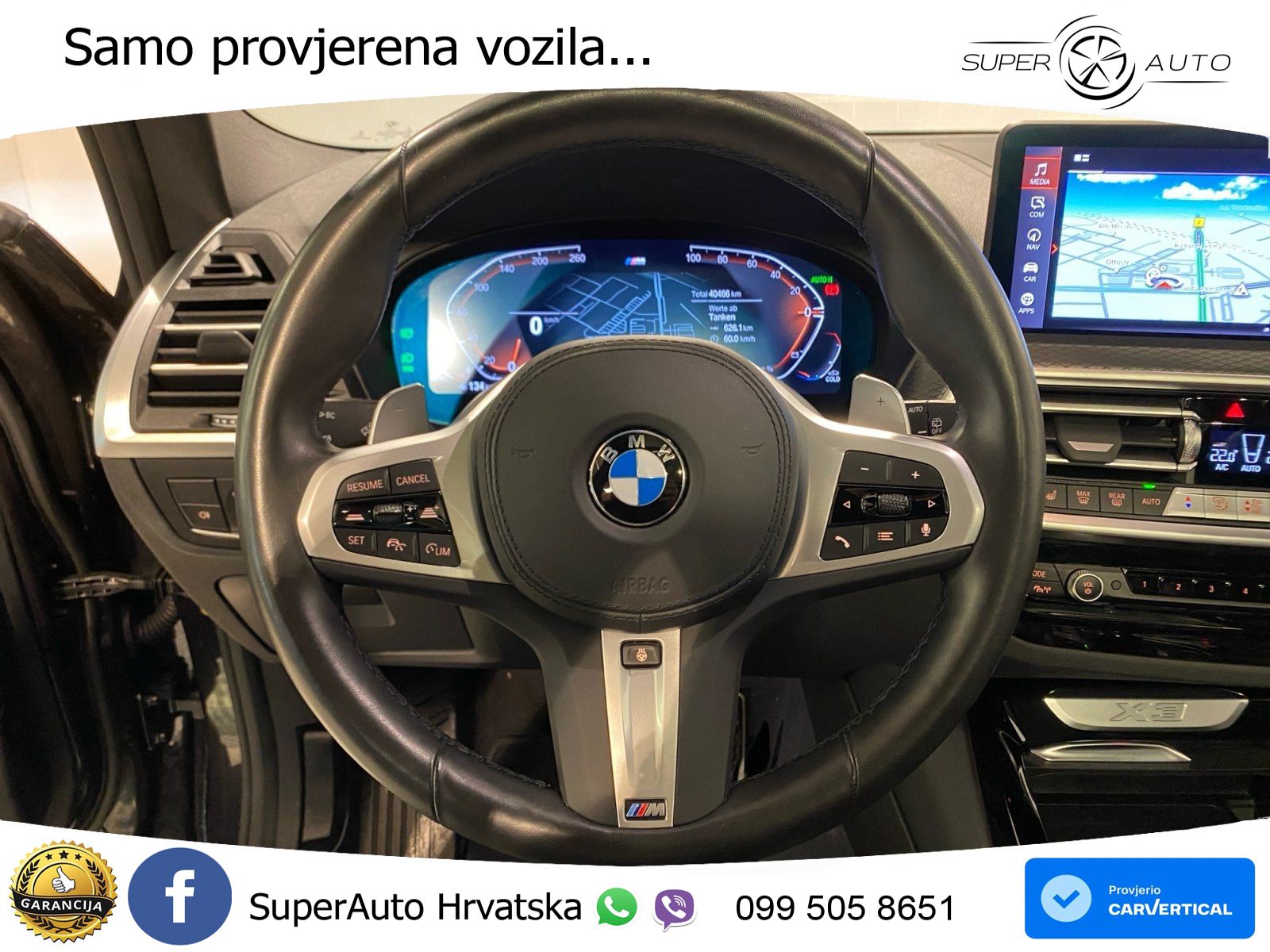 BMW X3 30d xDrive Steptronic M Sport LED+GR SJED+ACC