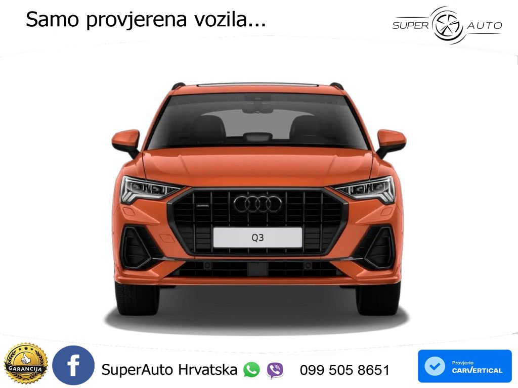 Audi Q3 35 TDI (150 KS) quattro S tronic S line MATRIX+GR SJED+KAM