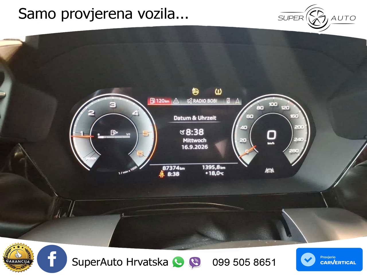 Audi A3 30 TDI (116 KS)