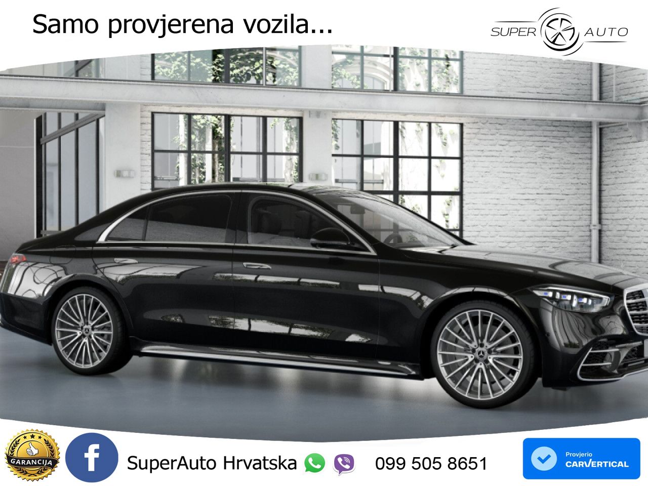 Mercedes S 450d (367 KS) EQ Boost 4MATIC 9G-TRONIC AMG LED+GR SJED+ACC