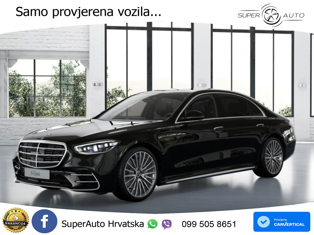 Mercedes S 450d (367 KS) EQ Boost 4MATIC 9G-TRONIC AMG LED+GR SJED+ACC