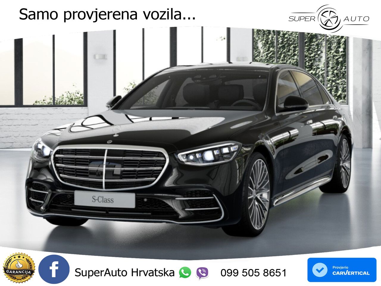 Mercedes S 450d (367 KS) EQ Boost 4MATIC 9G-TRONIC AMG LED+GR SJED+ACC