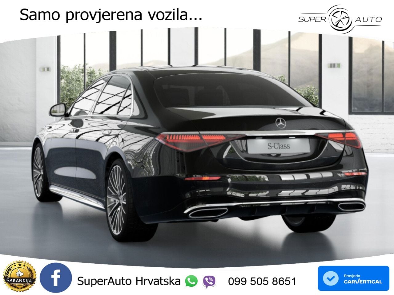 Mercedes S 450d (367 KS) EQ Boost 4MATIC 9G-TRONIC AMG LED+GR SJED+ACC