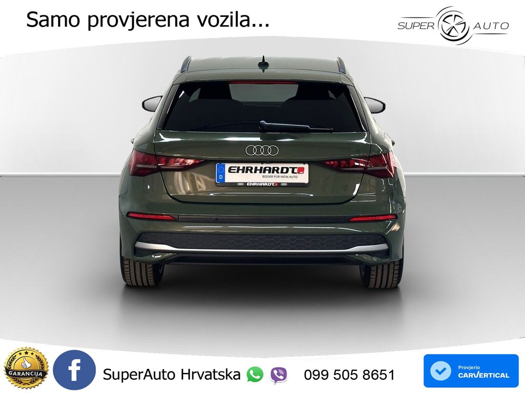 Audi A3 Sportback 30 TFSI (116 KS) Mild Hybrid S tronic advanced LED+GR SJED+ACC