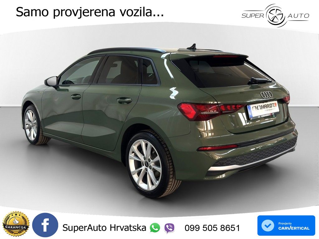 Audi A3 Sportback 30 TFSI (116 KS) Mild Hybrid S tronic advanced LED+GR SJED+ACC
